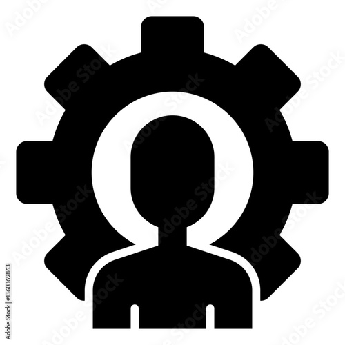 Worker Solid Icon