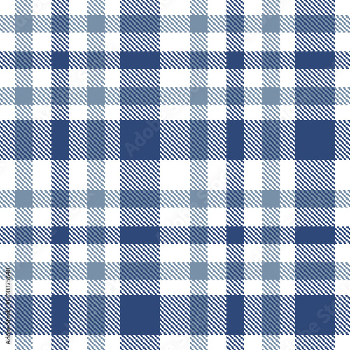 Modern Seamless Tartan in Dusty White tones Textile Design Variant 2445