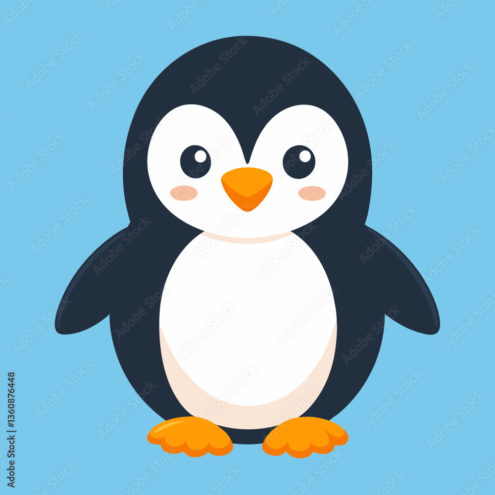 Obraz premium penguin on the snow