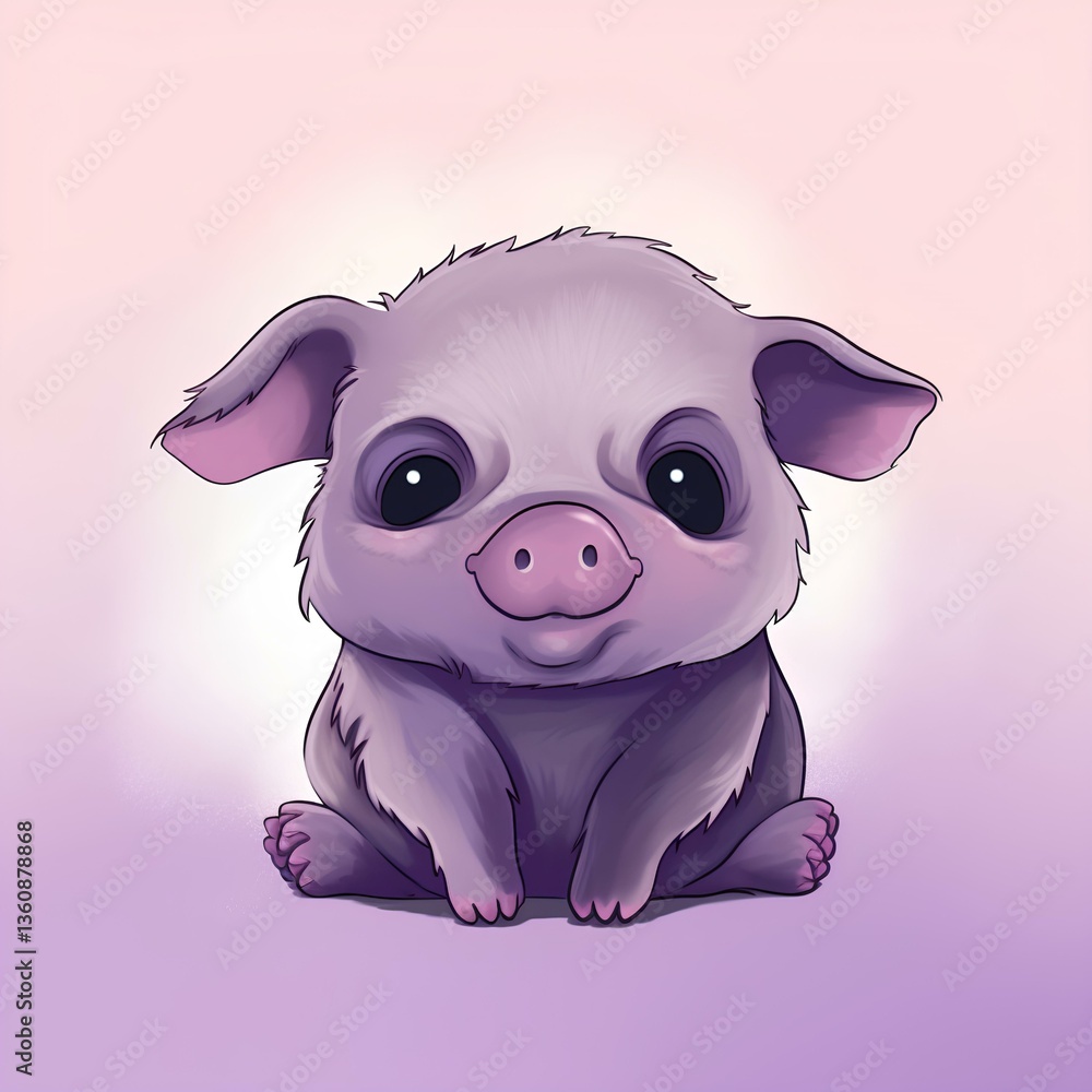 Fototapeta premium pink piggy bank