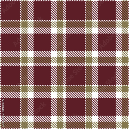Modern Seamless Tartan in Bright White tones Textile Design Variant 2529