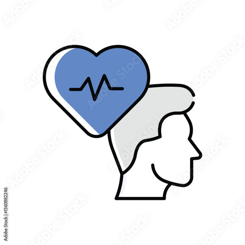 Mental Disorder  Vector icon