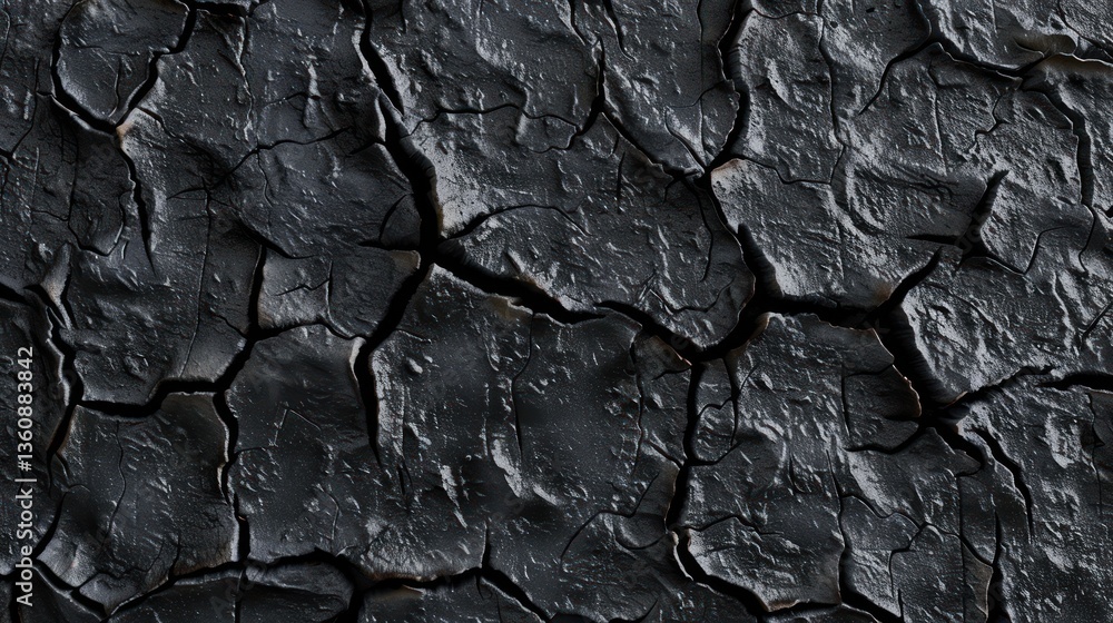 Cracked Earth Texture Dark Detailed Surface for Design and Artistic Projects Cracked Earth Texture Dark Detailed Surface for Design and Artistic Projects