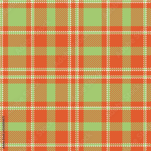 Modern Soft White Seamless Tartan Textile Design Variant 2627