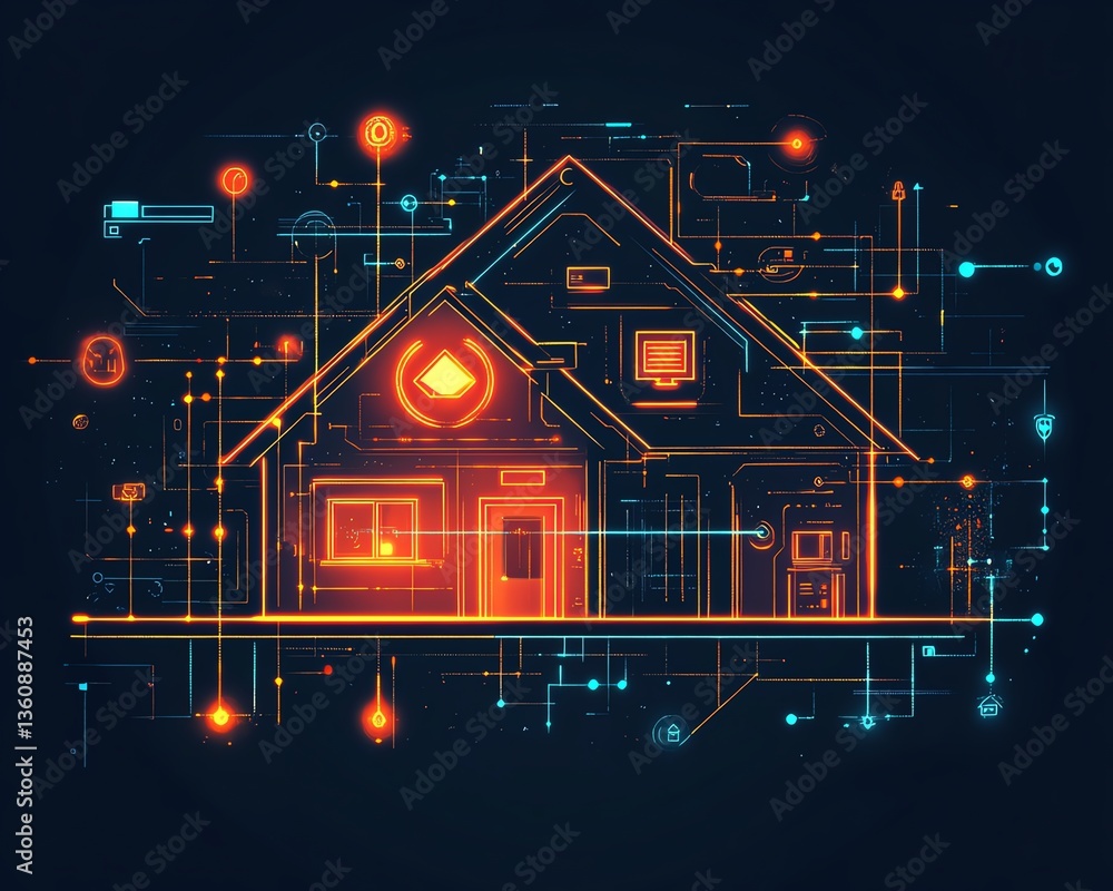 Futuristic smart home automation Futuristic smart home automation
