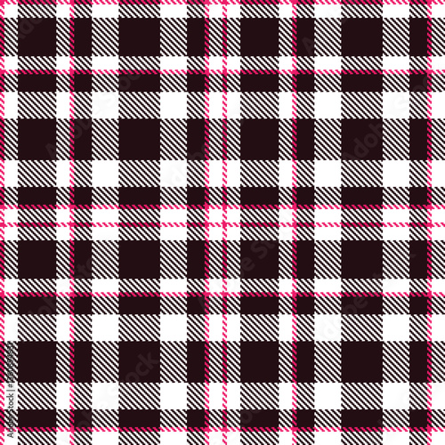 Modern Seamless Tartan in Muted White tones Textile Design Variant 2807