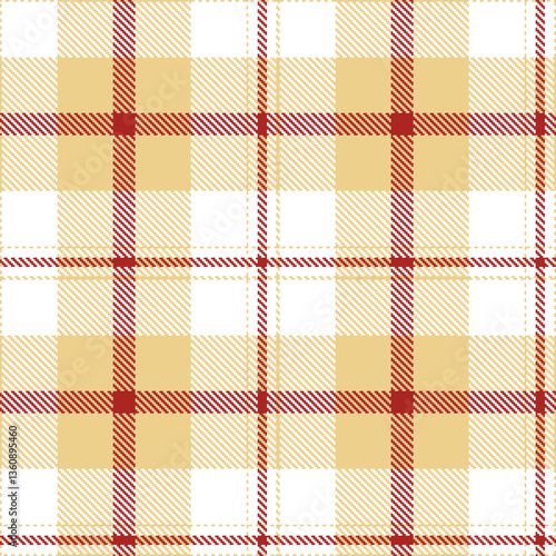 Modern Seamless Tartan in Neon Sand tones Textile Design Variant 2823