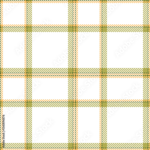 Modern Seamless Tartan in Bright Military Green tones Textile Design
