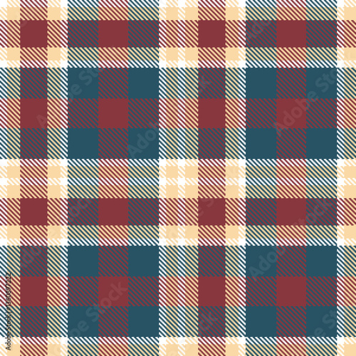 Modern Neon White Seamless Tartan Textile Design Variant 2877