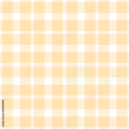 Modern Deep White Seamless Tartan Textile Design Variant 329
