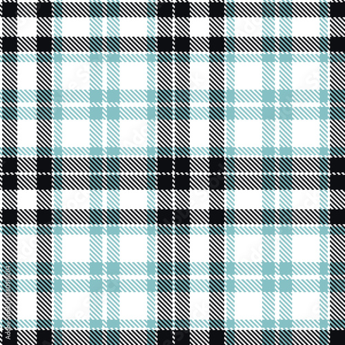 Modern Seamless Tartan in Vivid White tones Textile Design Variant 418