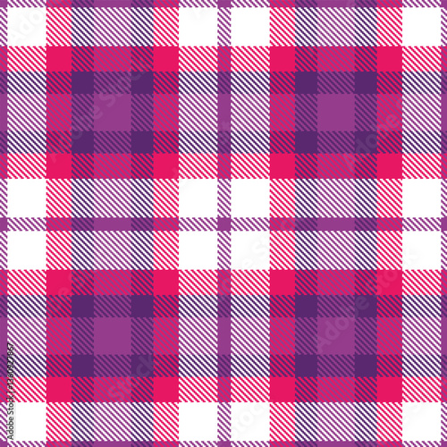 Modern Dark Light Eggplant Seamless Tartan Textile Design Variant 634