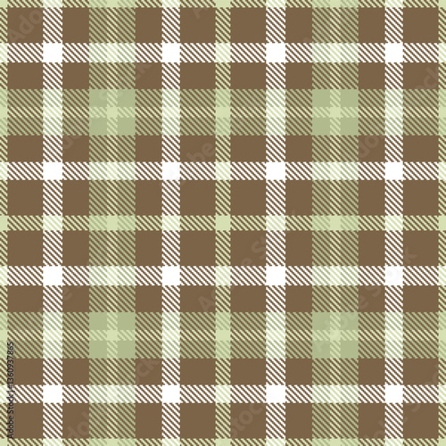 Modern Light Dark Taupe Seamless Tartan Textile Design Variant 878