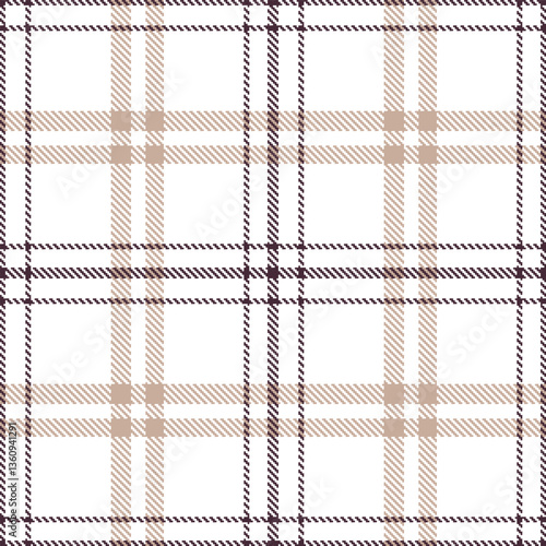 Modern Seamless Tartan in Muted White tones Textile Design Variant 946
