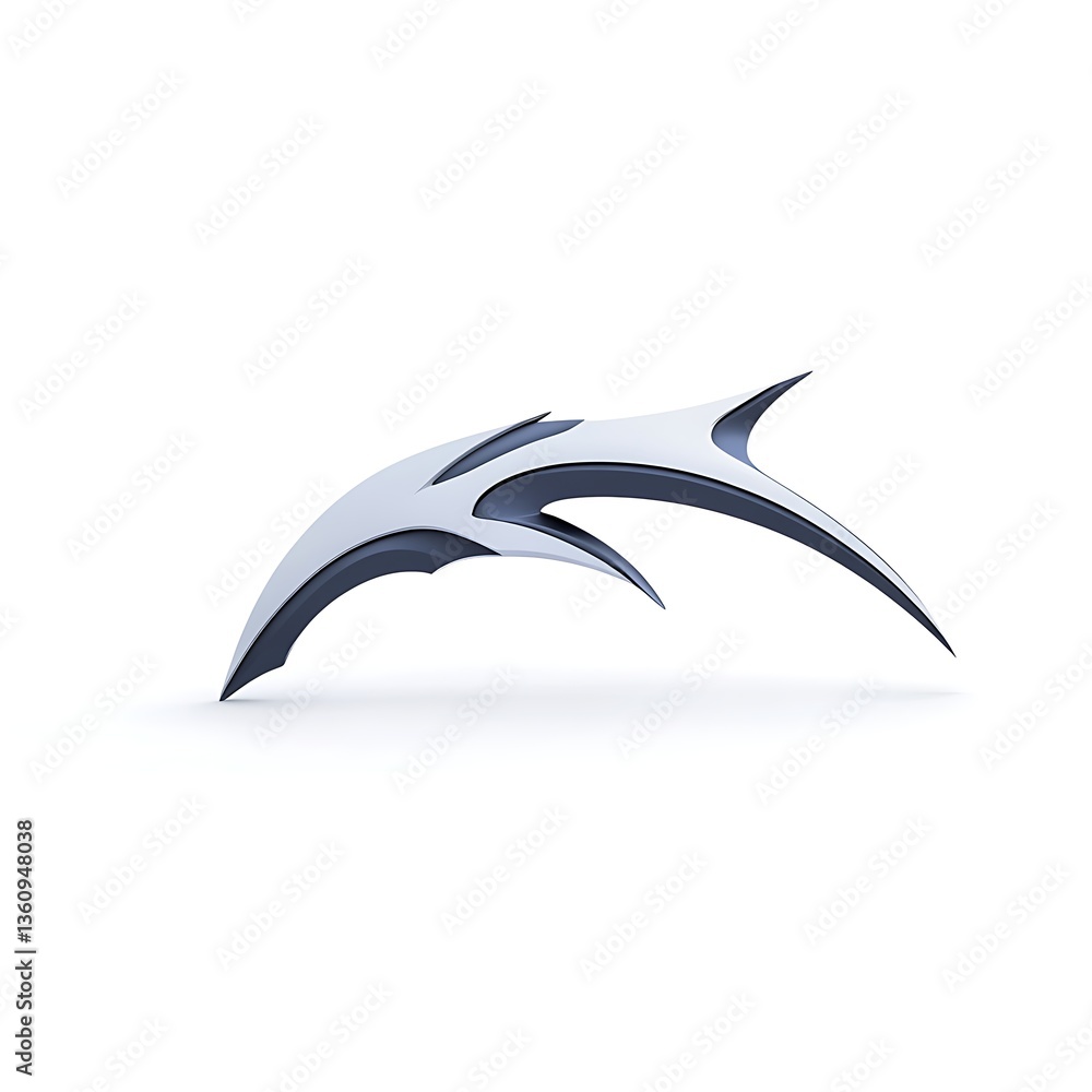 Obraz premium 3d razor logo design