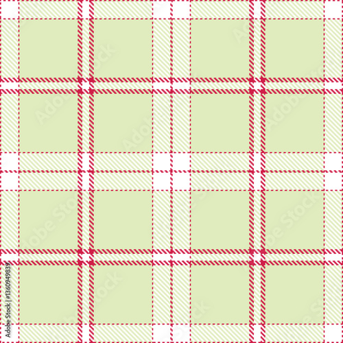 Modern Seamless Tartan in Deep Ruby tones Textile Design