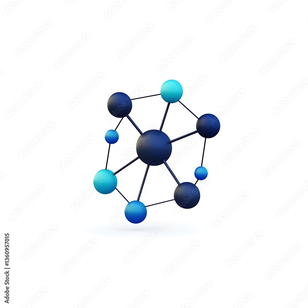 3d network logo 3d network logo