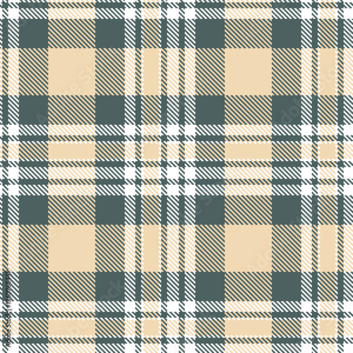 Modern Vivid White Seamless Tartan Textile Design Variant 1419