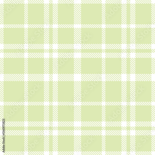 Modern Vivid White Seamless Tartan Textile Design Variant 1522