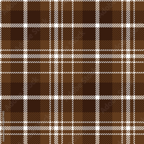 Modern Seamless Tartan in Rich White tones Textile Design Variant 1531