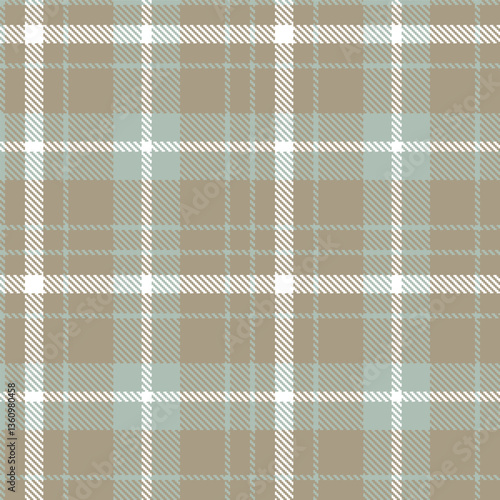 Modern Seamless Tartan in Muted Silver tones Textile Design Variant 1632
