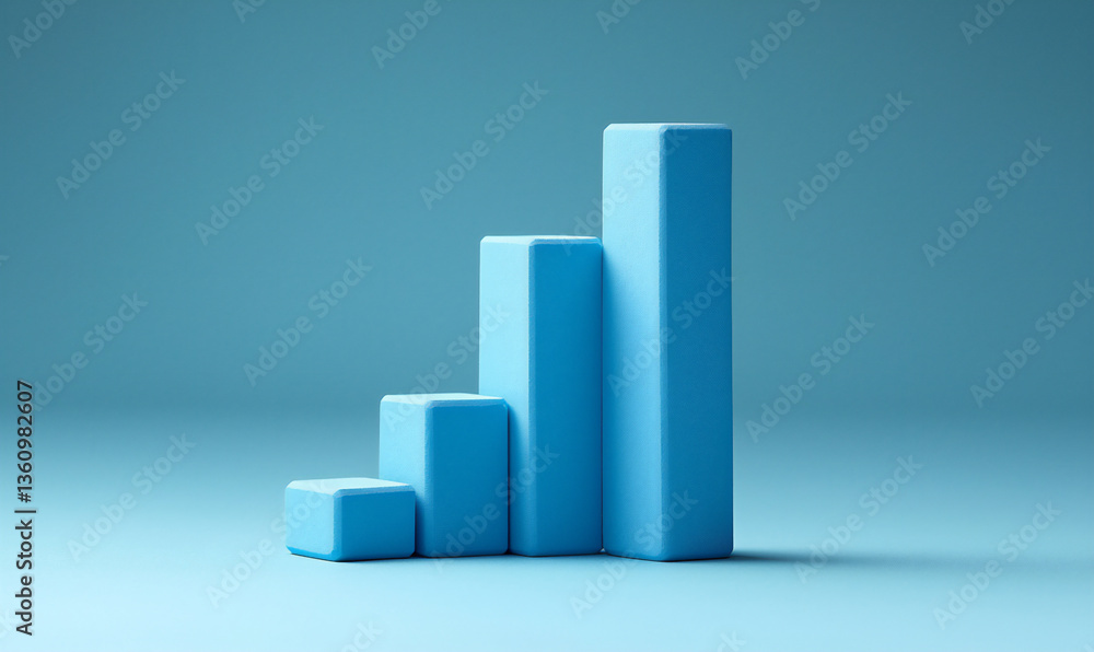 a simple bar chart with a single increasing bar, a simple bar chart with a single increasing bar,