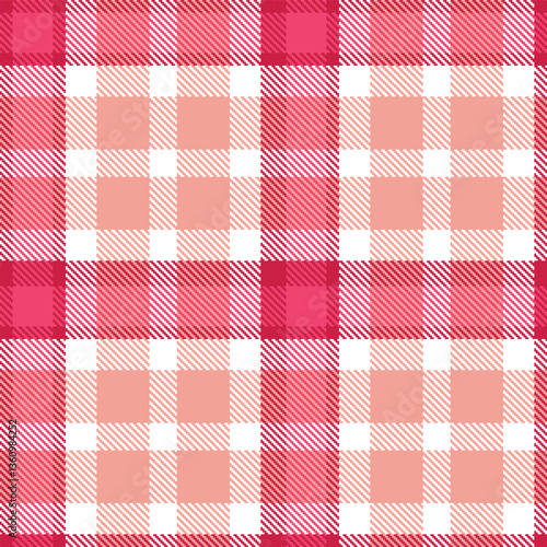 Modern Seamless Tartan in Dark White tones Textile Design Variant 1713