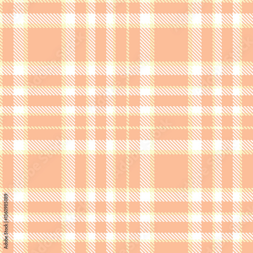 Modern Dusty Pale Seamless Tartan Textile Design Variant 1734