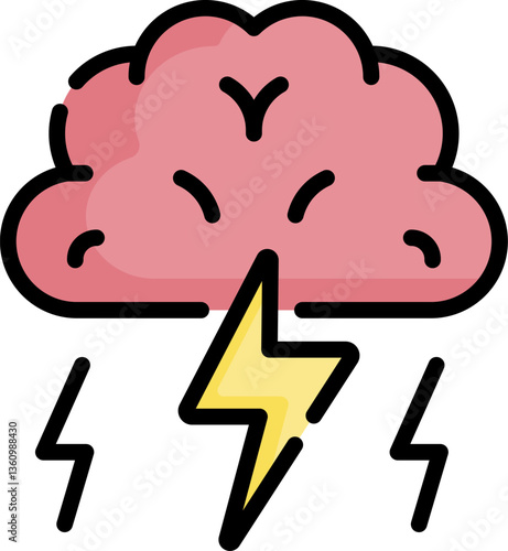 brainstorm Illustration on a white background.