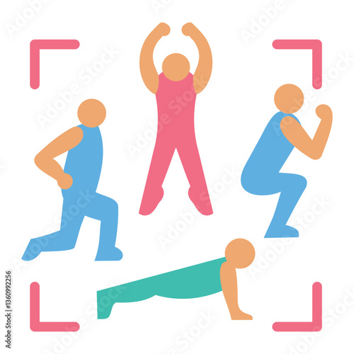 Circuit Training Icon
