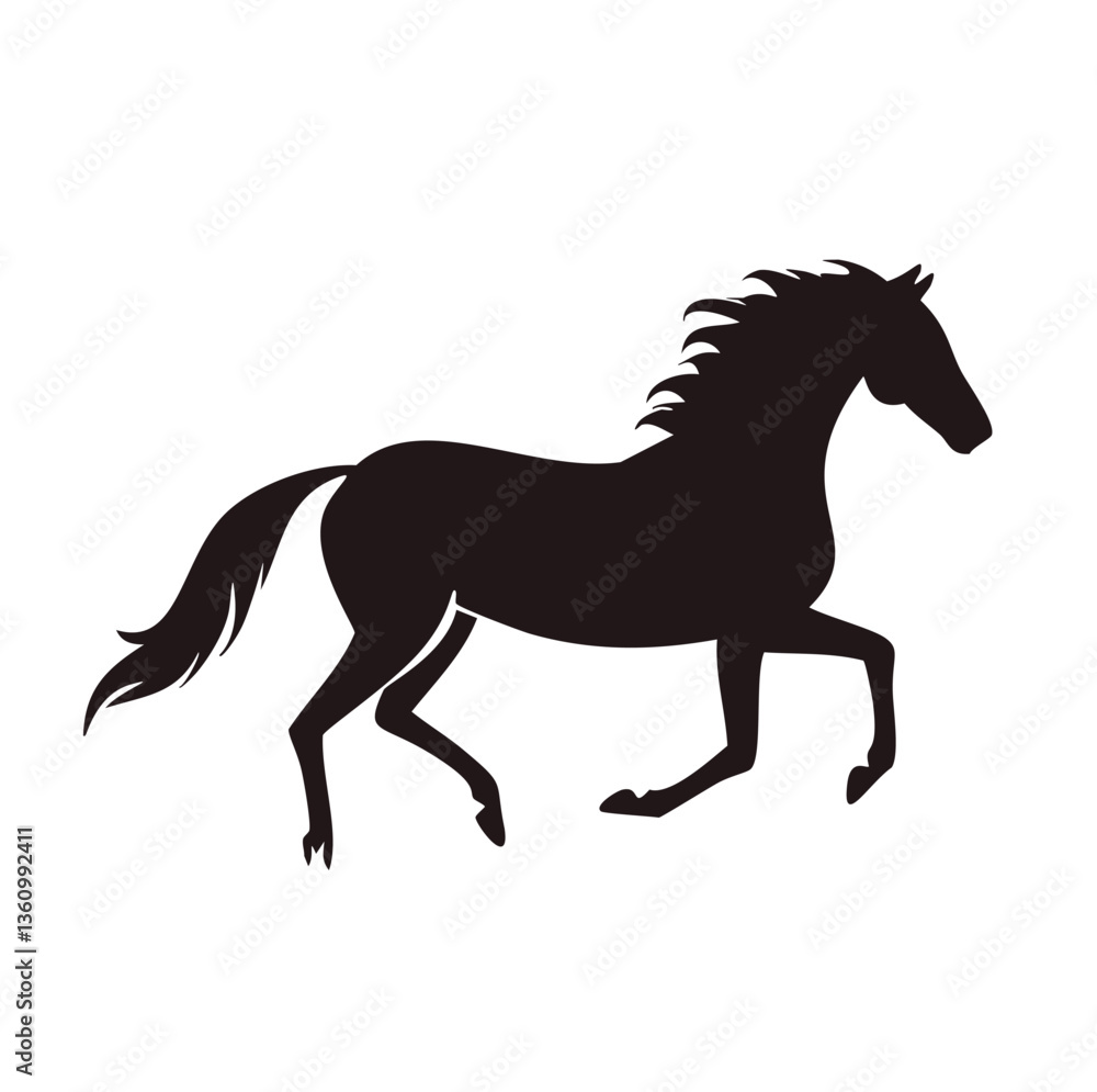 horse silhouette vector horse silhouette vector