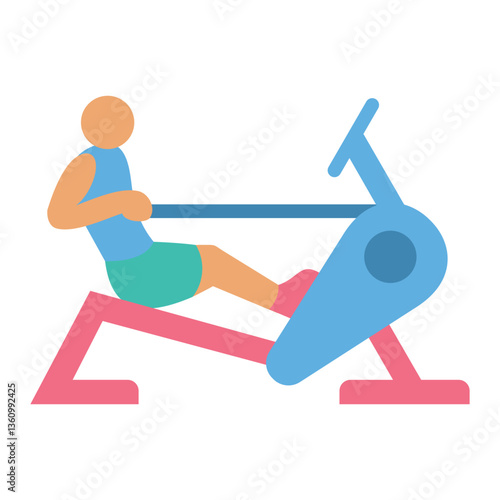 Rowing Machine Icon