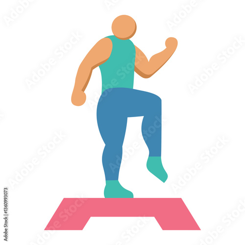 Step Aerobics Icon