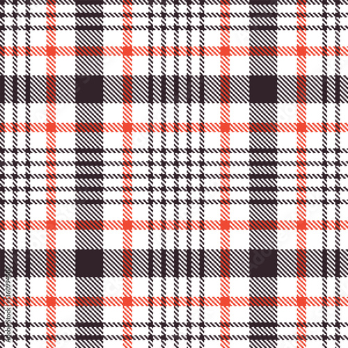 Modern Soft White Seamless Tartan Textile Design Variant 1951