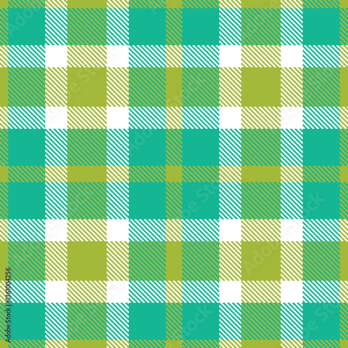 Iridescent Snot Seamless Tartan with Deep Green Blue accents Textile Design