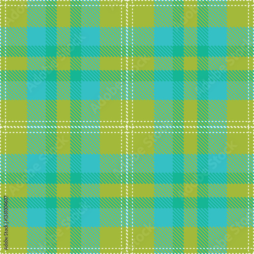 Pastel Snot Seamless Tartan with Iridescent White accents Textile Design