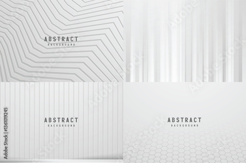 Abstract geometric background collection