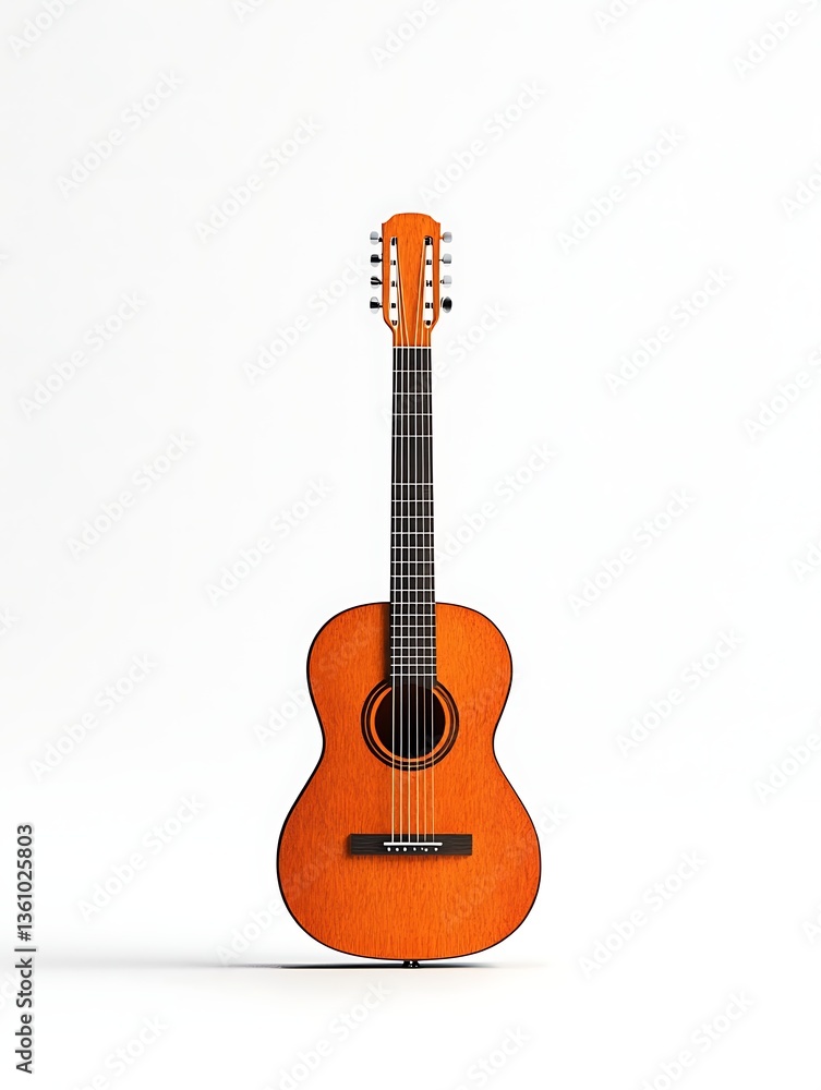 Fototapeta premium 3d Guitar logo render