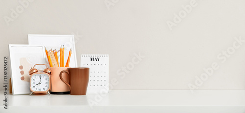 Comfortable workplace with ...