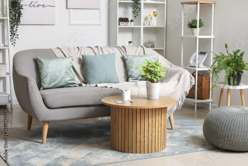 Interior of living room wit...