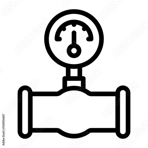 pressure Line Icon
