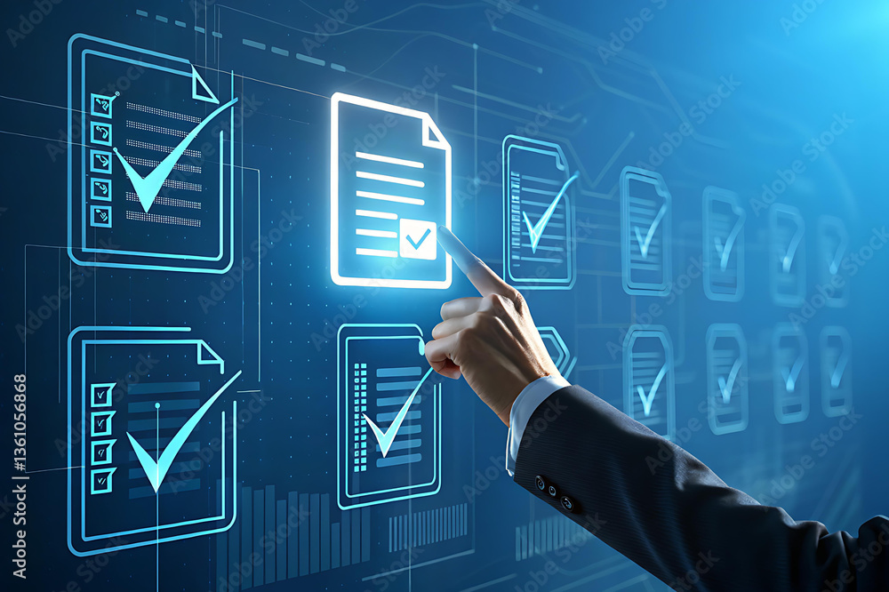 © Ryuga - Digital Document Verification and Approval Concept © Ryuga - Digital Document Verification and Approval Concept