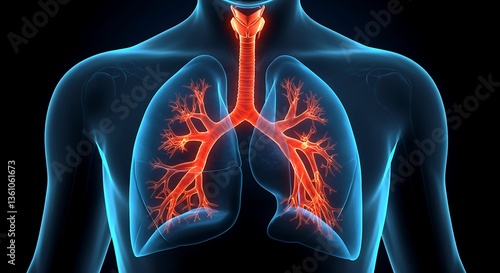 of human lungs with alveolus, anatomy, medical, respiratory system, biology, lungs, alveolus, health
