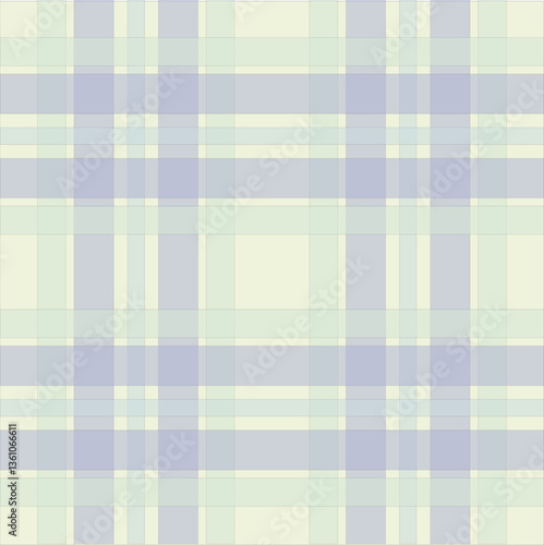 High-Resolution Seamless Plaid Pattern with Classic Checkered Design in Soft Pastel Shades, Ideal for Textiles, Fashion, Upholstery, and Digital Backgrounds