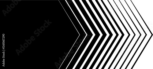 Minimal Black and White Background with Arrow Pointing Right