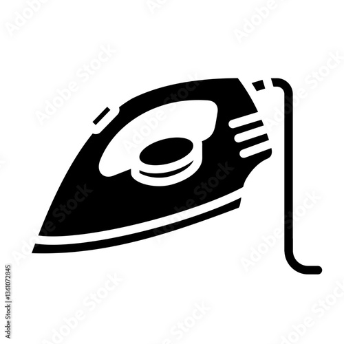 electric iron icon	