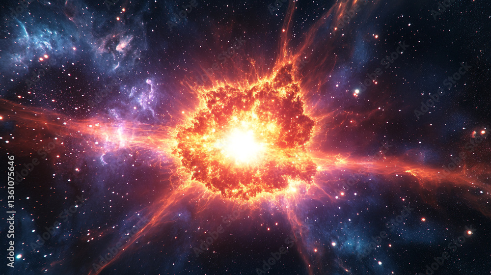 The explosions of the space The explosions of the space