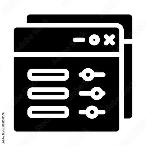 control Solid icon
