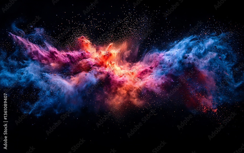 Fototapeta premium Cosmic Nebula Explosion