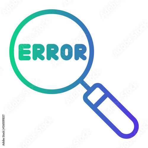 find Line Gradient Icon